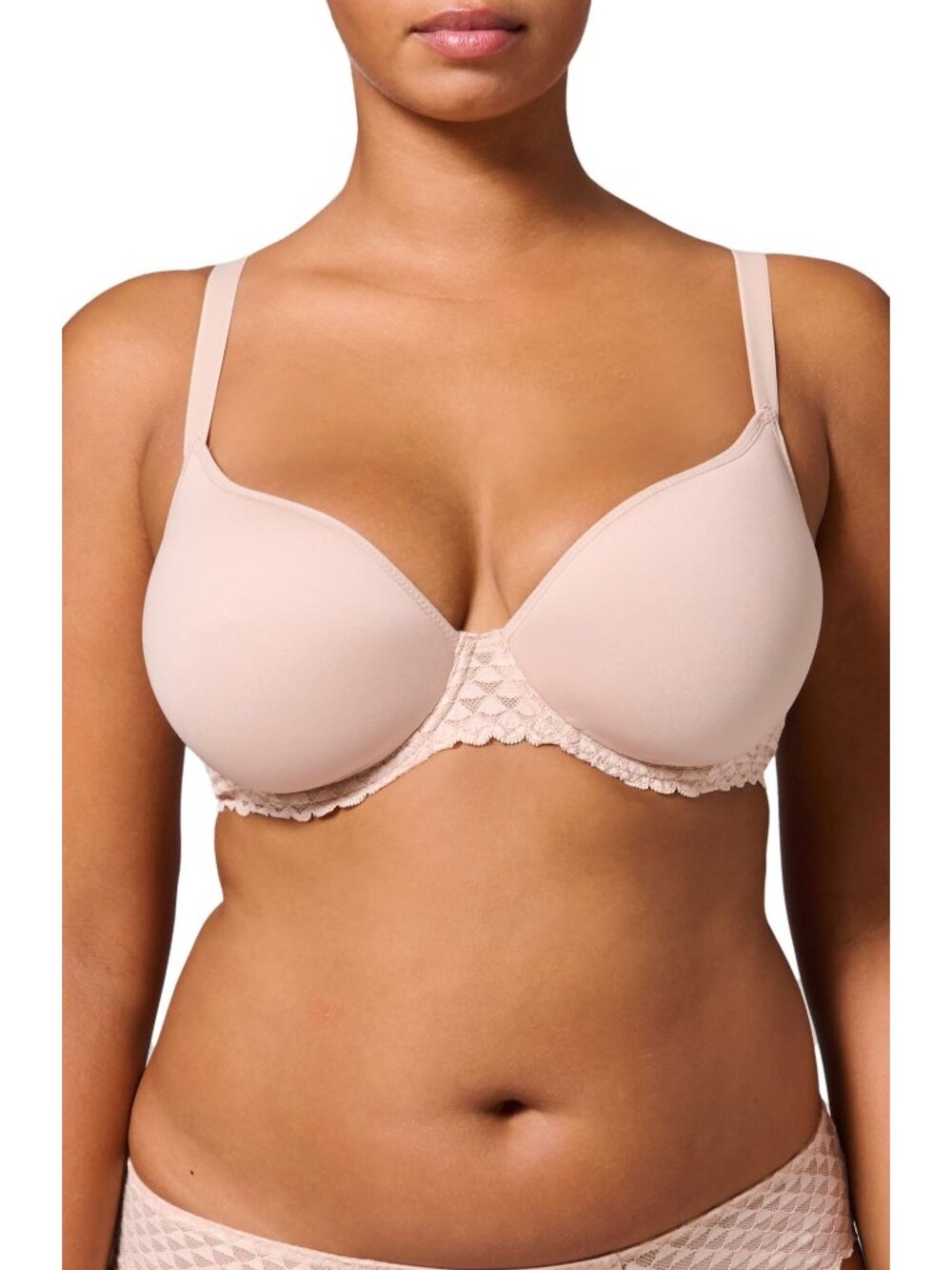 🆕SIMONE PERELE Subtile 3D Plunge T-Shirt Bra 36C #19Y316